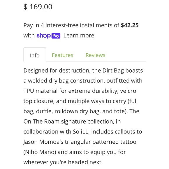 So Ill On the Roam Pink Dirt Bag 25L - Picture 13 of 14